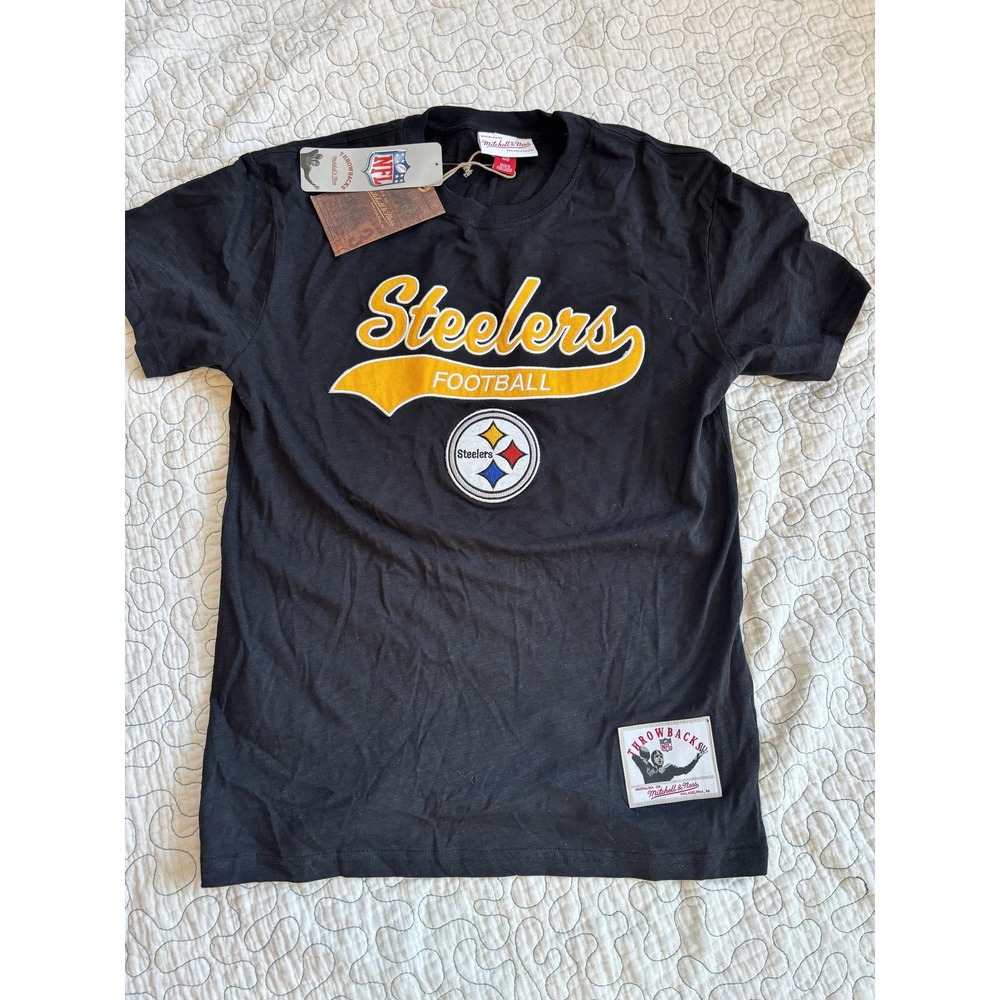 Mitchell & Ness Boys Pittsburg Steelers Football Shirt Size Medium 10/12